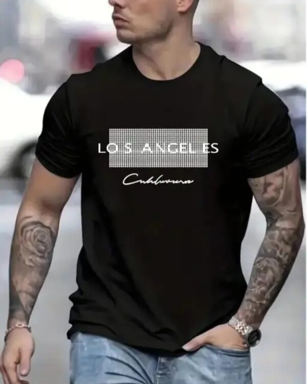 Trendy Men Cotton T-shirt - Image 2