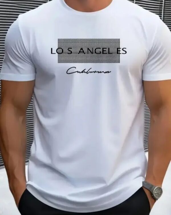 Trendy Men Cotton T-shirt - Image 3
