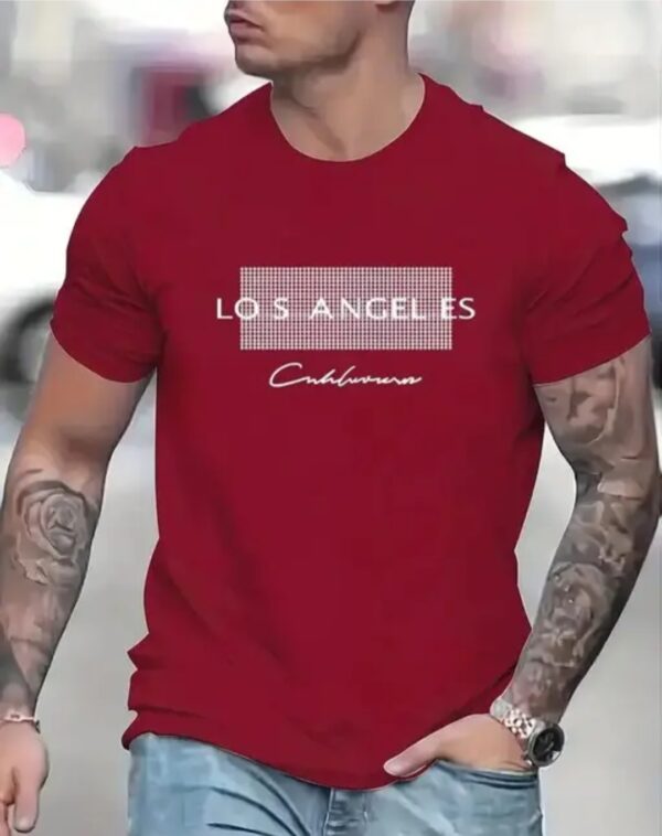 Trendy Men Cotton T-shirt - Image 4