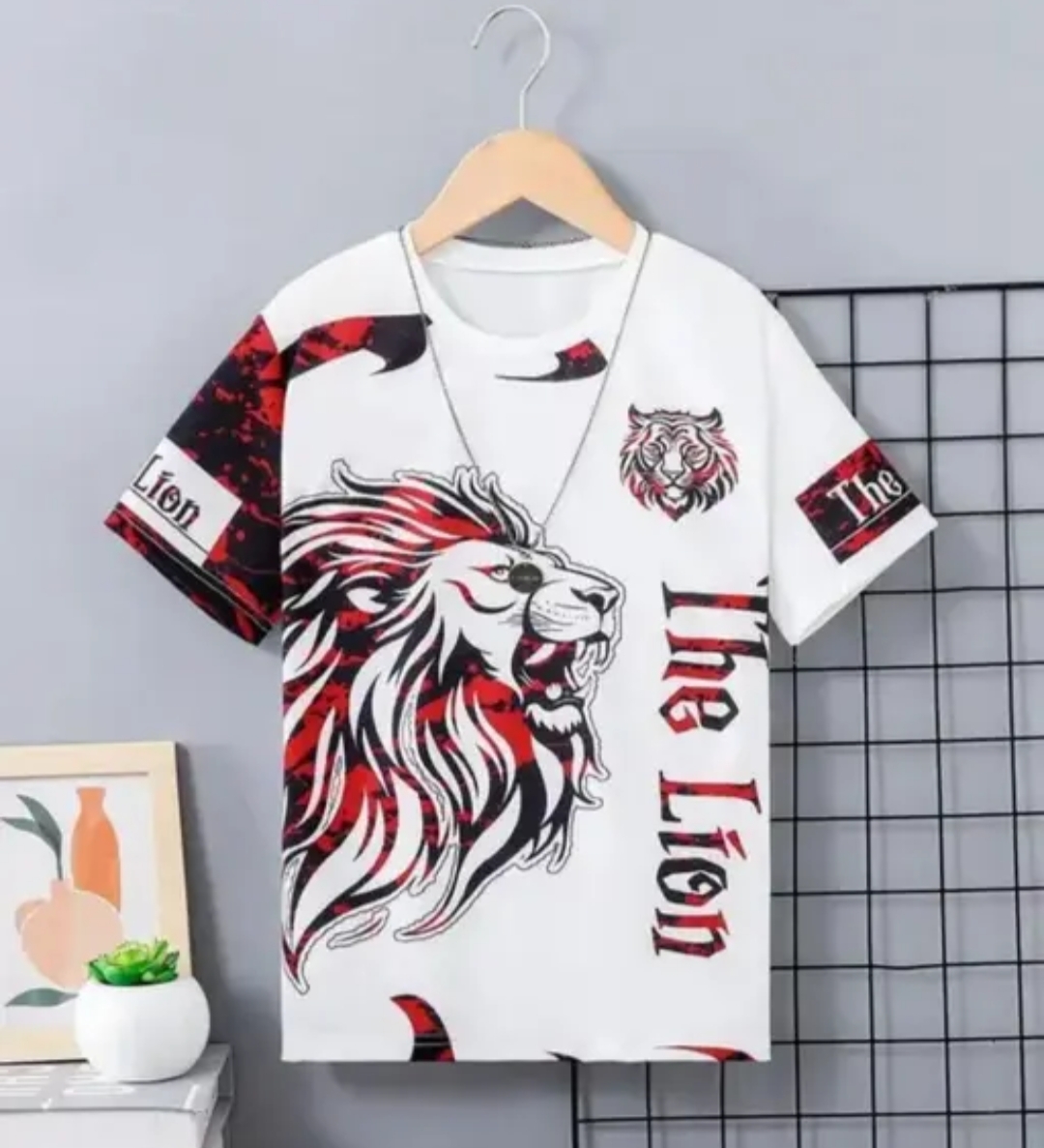 Lion printed Men T-Shirt