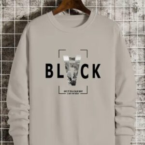 Round Neck Cotton Typography Men T-shirt