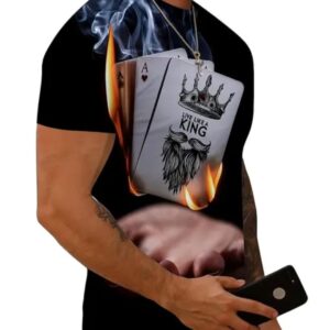 Summer Fashion Casual T-shirt | 3d Printed Men T-shirt
